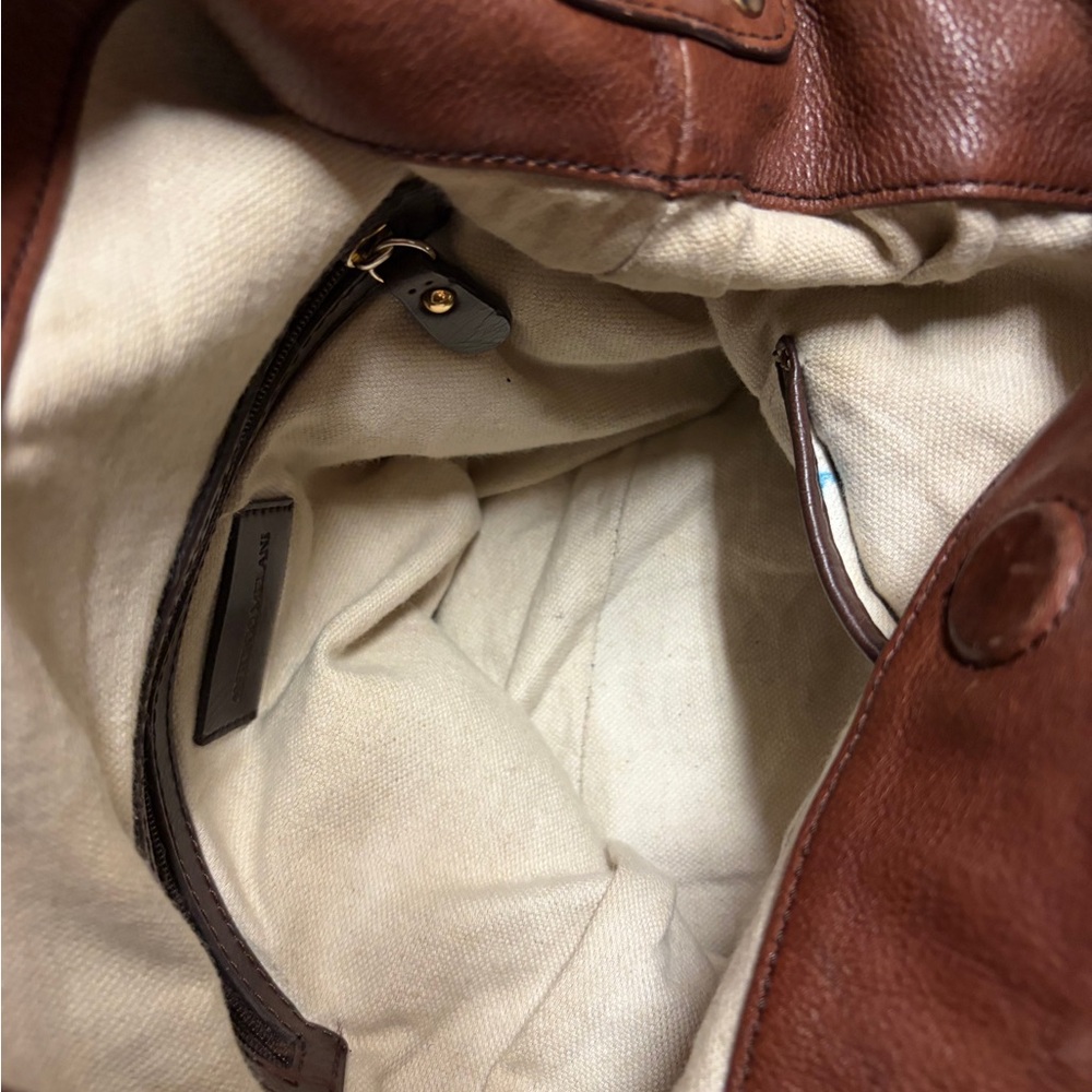 Antonio Melani Brown Leather Purse Pocketbook - Picture 6 of 8